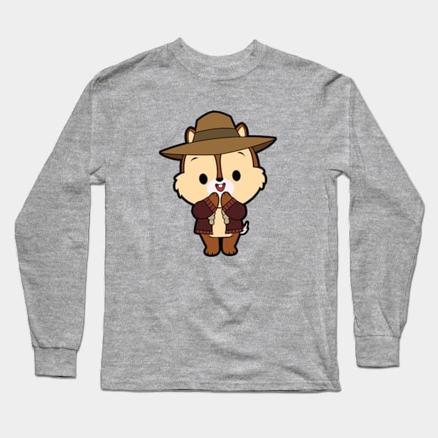 Cute Chip Rescue Rangers Long Sleeve T-Shirt by mighty corps studio